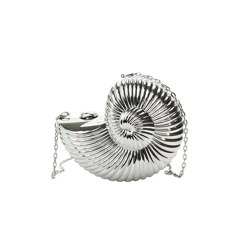 Golden Shell Crossbody Bag for Women 2024 - Image 2