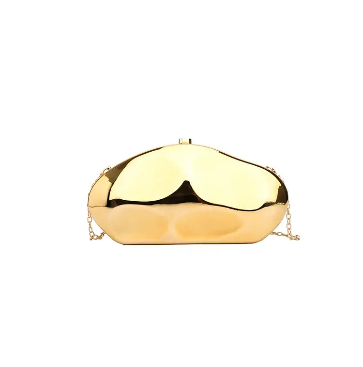 Gold Acrylic Stone Clutch Bag for Women — feature 27
