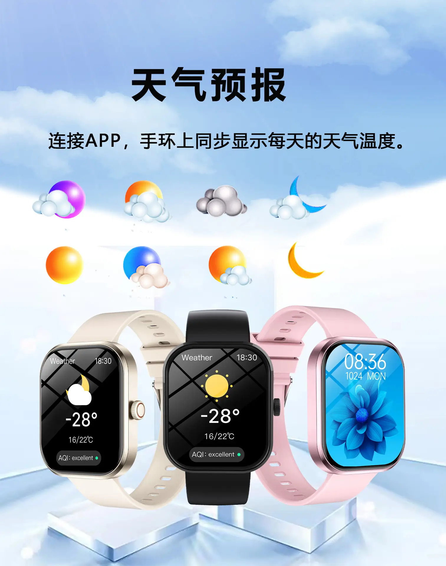 G21 Smart Watch with Large Screen & Bluetooth Pedometer — feature 13