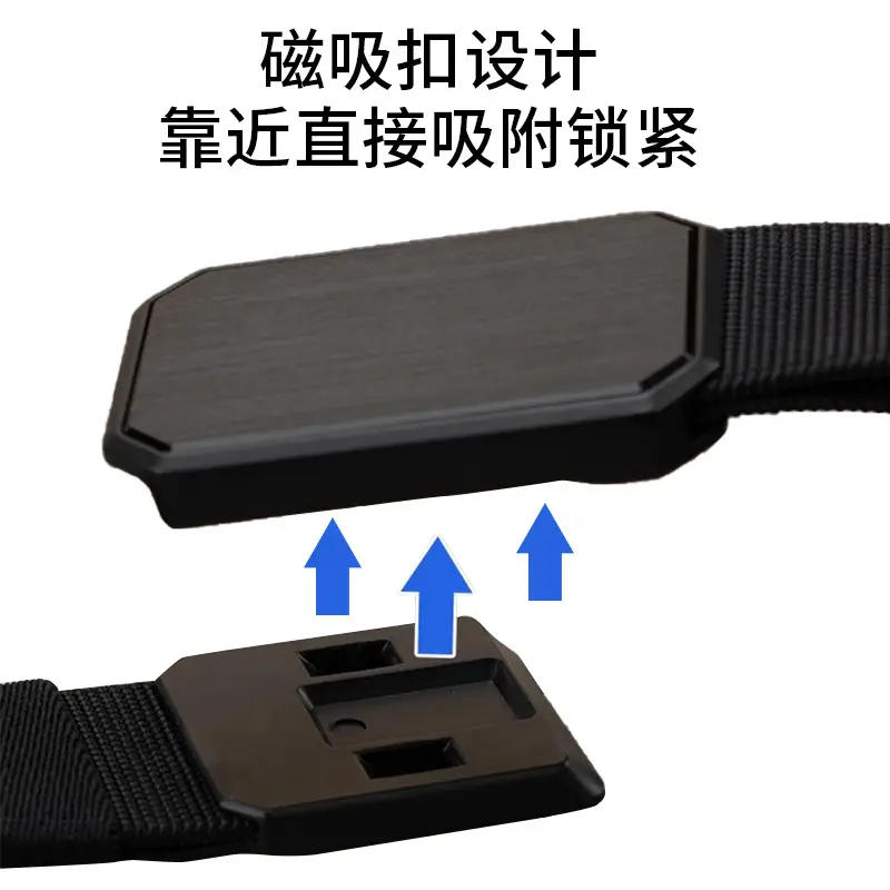 Military Tactical Magnetic Belt for Men Black - Image 53