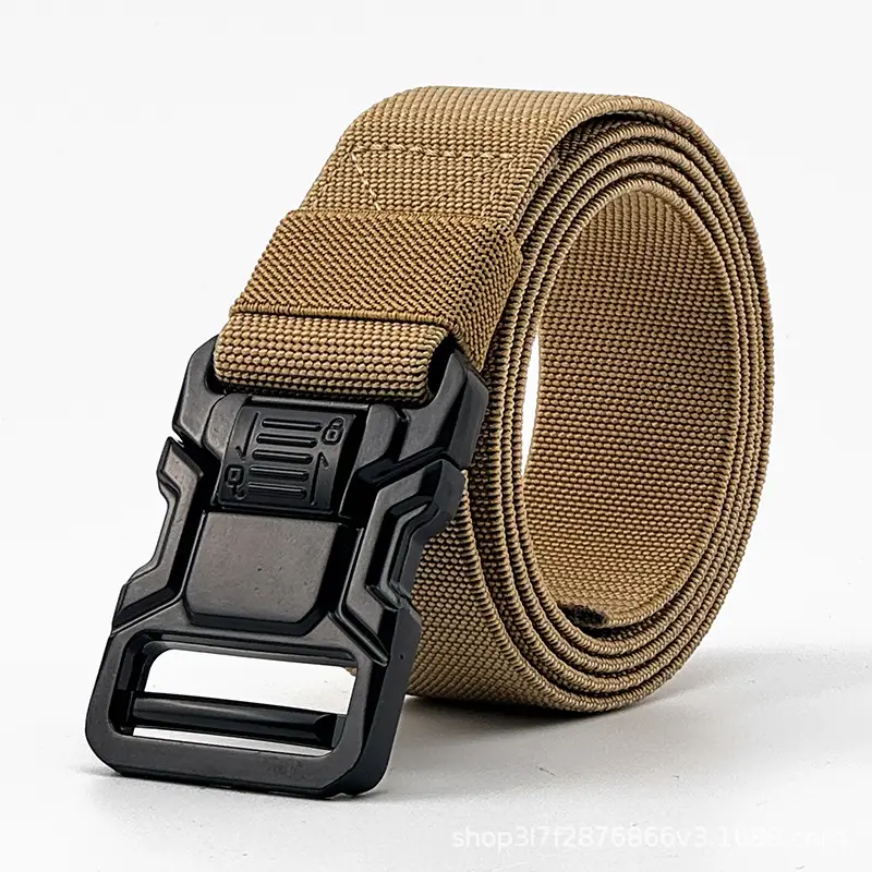 Military Tactical Magnetic Belt for Men Black - Image 34