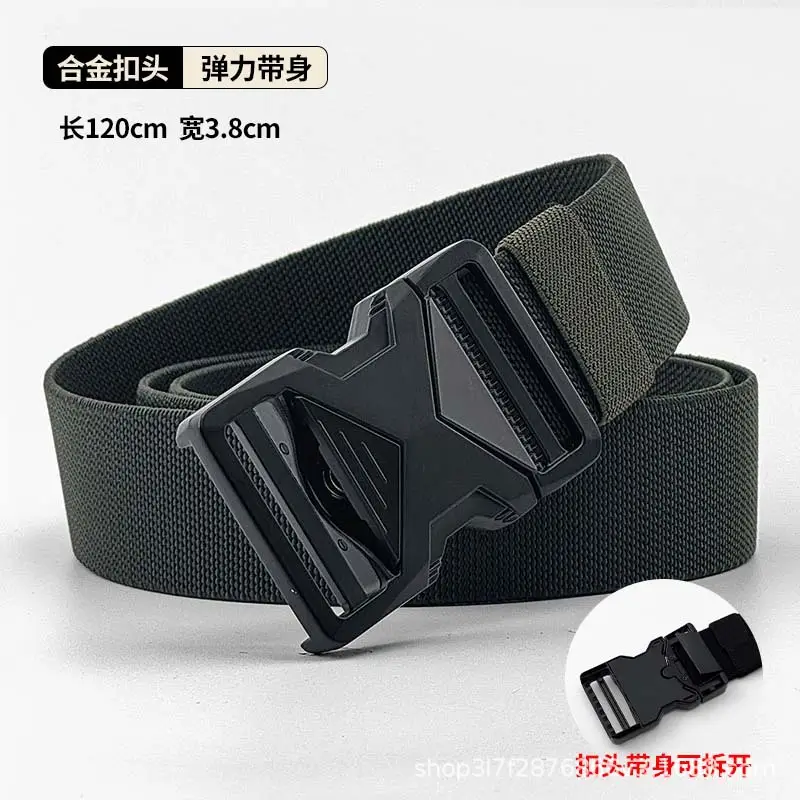 Military Tactical Magnetic Belt for Men Black - Image 43