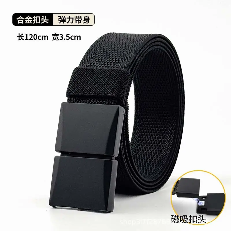 Military Tactical Magnetic Belt for Men Black - Image 45