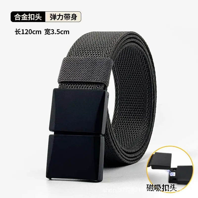 Military Tactical Magnetic Belt for Men Black - Image 46