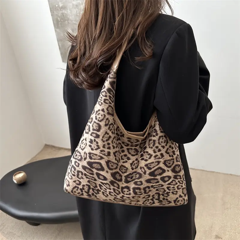 Leopard Tote Bag Women 2024 Korean Style - Image 5