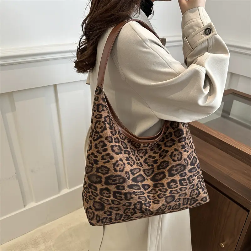 Leopard Tote Bag Women 2024 Korean Style - Image 6