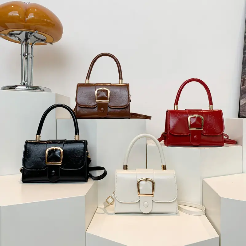 Black Crossbody Shoulder Bag for Women 2024 Winter - Image 8