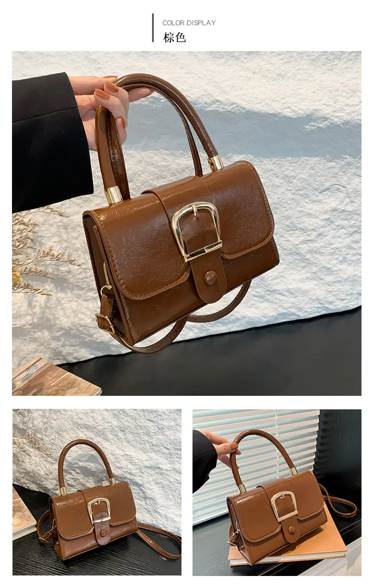 Black Crossbody Shoulder Bag for Women 2024 Winter — feature 13