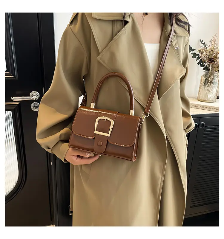 Black Crossbody Shoulder Bag for Women 2024 Winter — feature 15