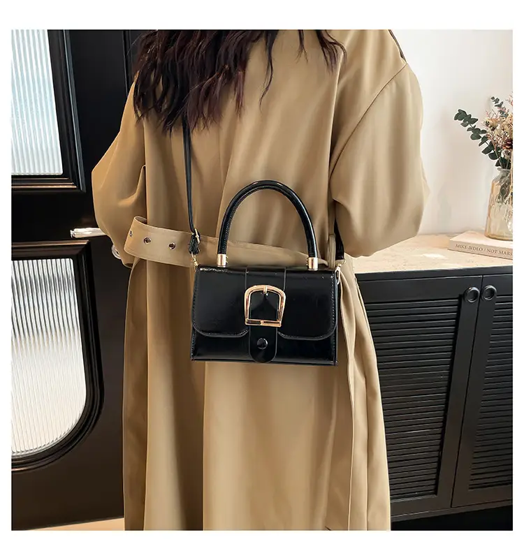 Black Crossbody Shoulder Bag for Women 2024 Winter — feature 17