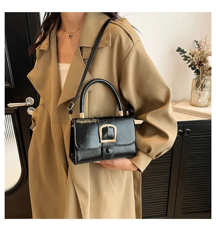 Black Crossbody Shoulder Bag for Women 2024 Winter — feature 18