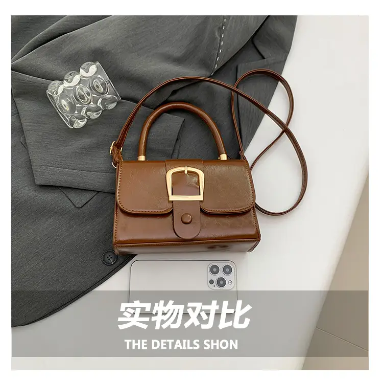 Black Crossbody Shoulder Bag for Women 2024 Winter — feature 7