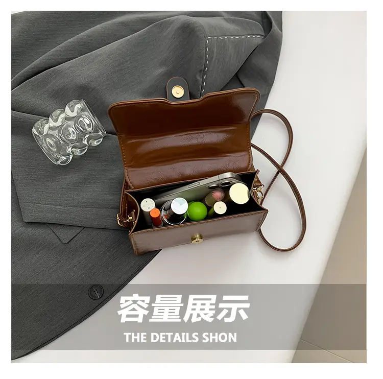 Black Crossbody Shoulder Bag for Women 2024 Winter — feature 8