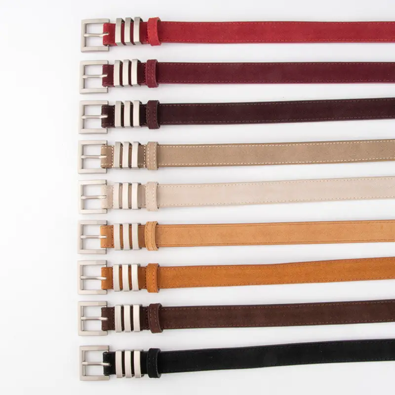 Women's Red Frosted Anti-velvet Belt - Image 12