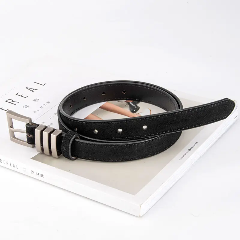 Women's Red Frosted Anti-velvet Belt - Image 13
