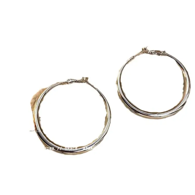 Silver Round Earrings for Women 2024 New Arrival - Image 39