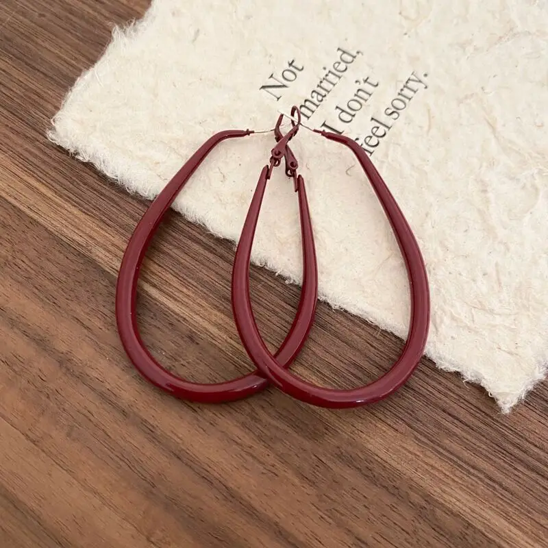 Silver Round Earrings for Women 2024 New Arrival - Image 14