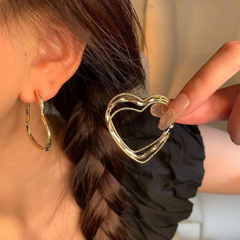 Silver Round Earrings for Women 2024 New Arrival - Image 17