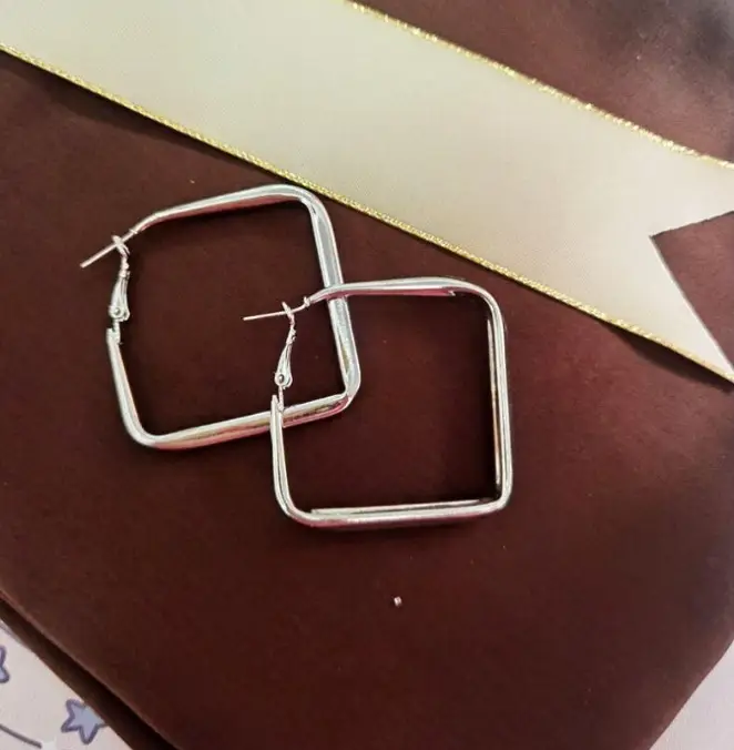 Silver Round Earrings for Women 2024 New Arrival - Image 21