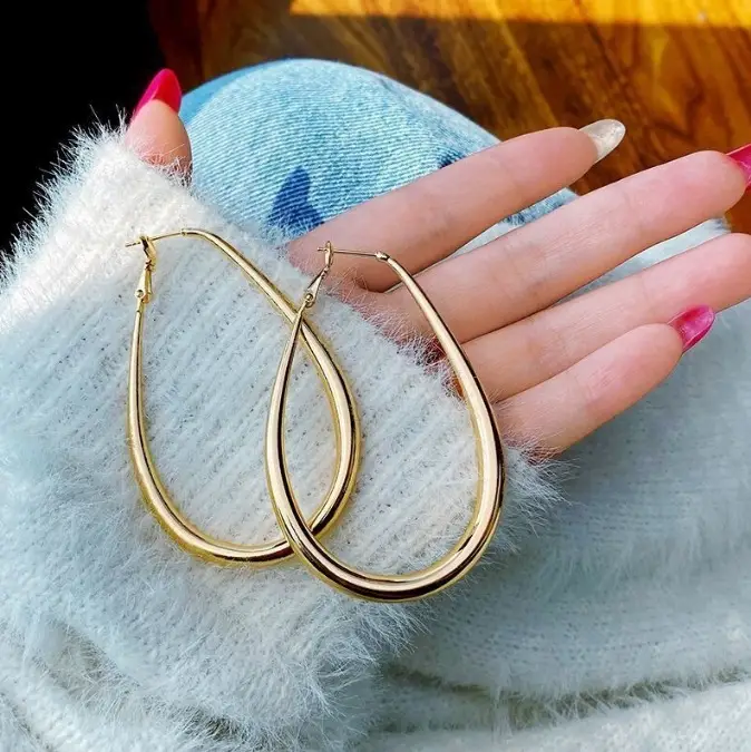 Silver Round Earrings for Women 2024 New Arrival - Image 23
