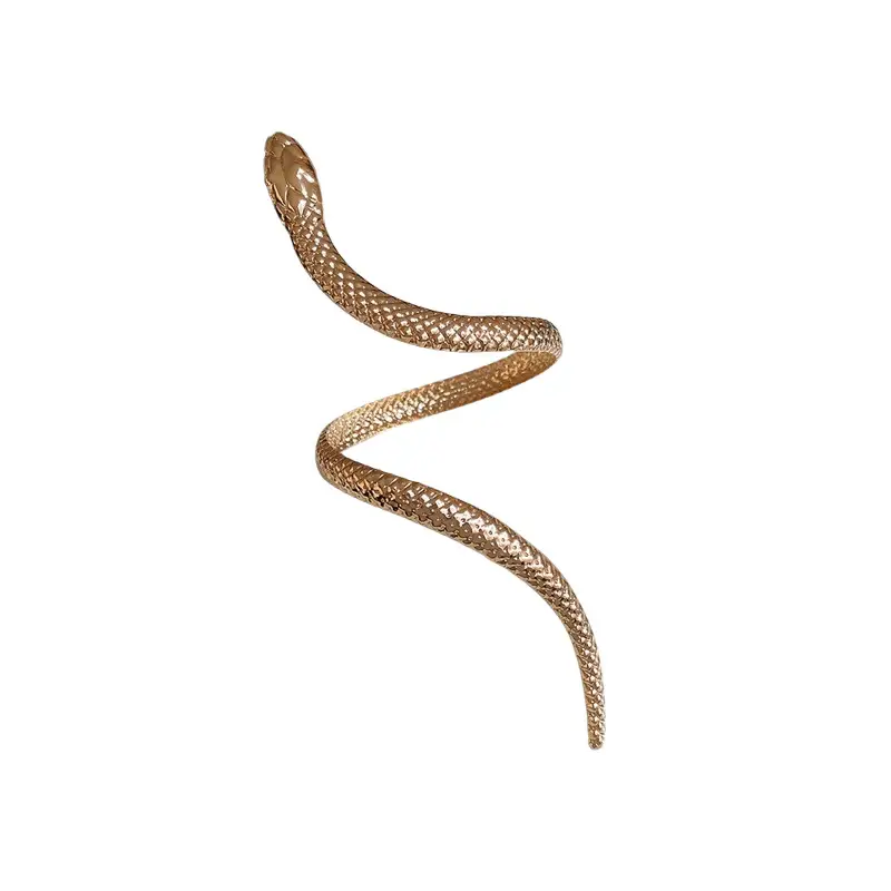 Gold Snake Bracelet Ring Set for Women - Image 7
