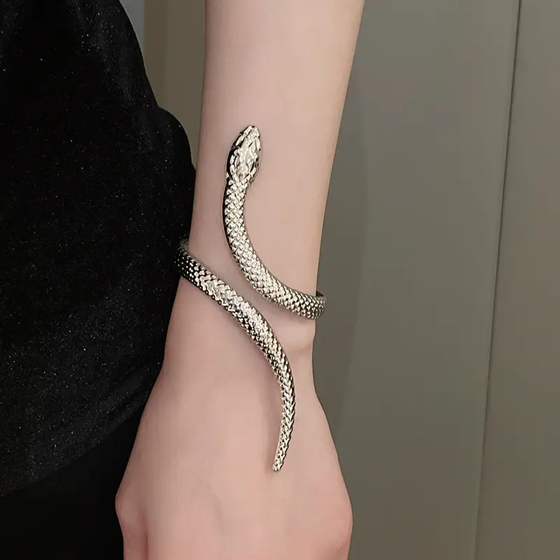 Gold Snake Bracelet Ring Set for Women — feature 12