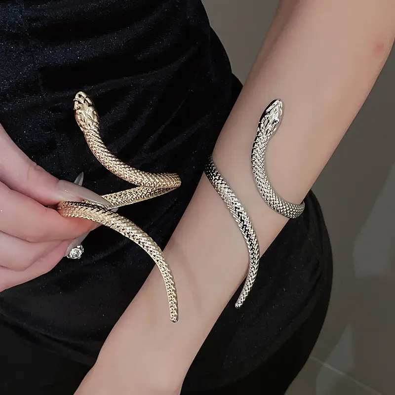 Gold Snake Bracelet Ring Set for Women — feature 18