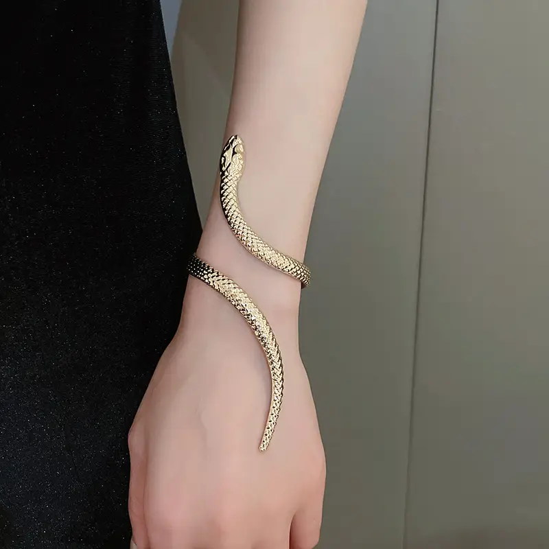 Gold Snake Bracelet Ring Set for Women — feature 22