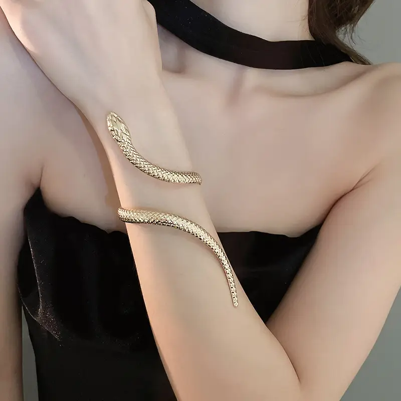 Gold Snake Bracelet Ring Set for Women — feature 24
