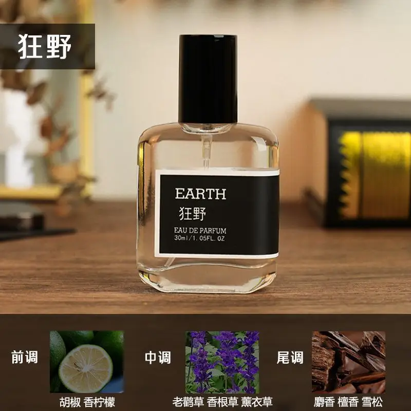 Men's Long Lasting Perfume Set with Wildeness, Blue & Earth