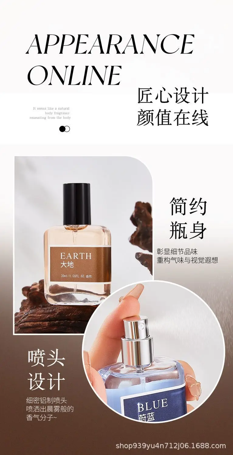 Men's Long Lasting Perfume Set with Wildeness, Blue & Earth — feature 7