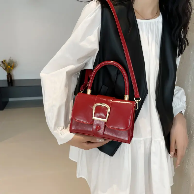 2024 Winter Crossbody Bag Women Retro Square Design - Image 6