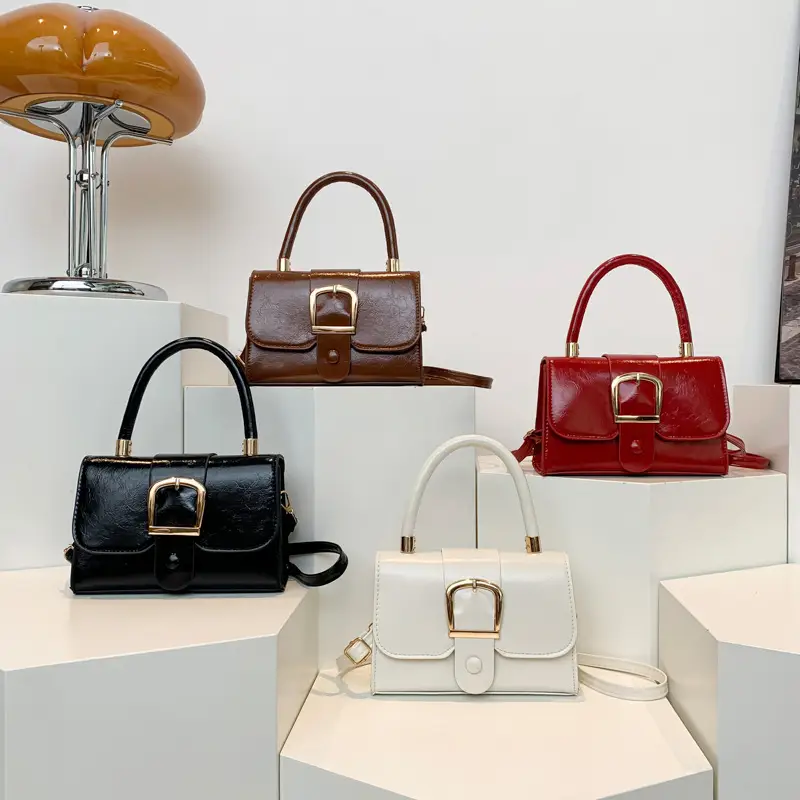 2024 Winter Crossbody Bag Women Retro Square Design - Image 8