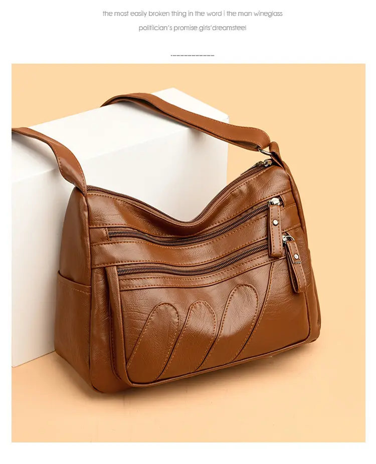 Black Quilted Shoulder Bag for Women — feature 17