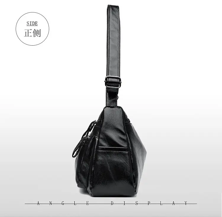 Black Quilted Shoulder Bag for Women — feature 25