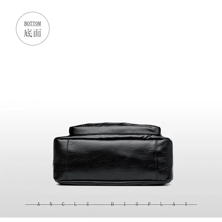 Black Quilted Shoulder Bag for Women — feature 27