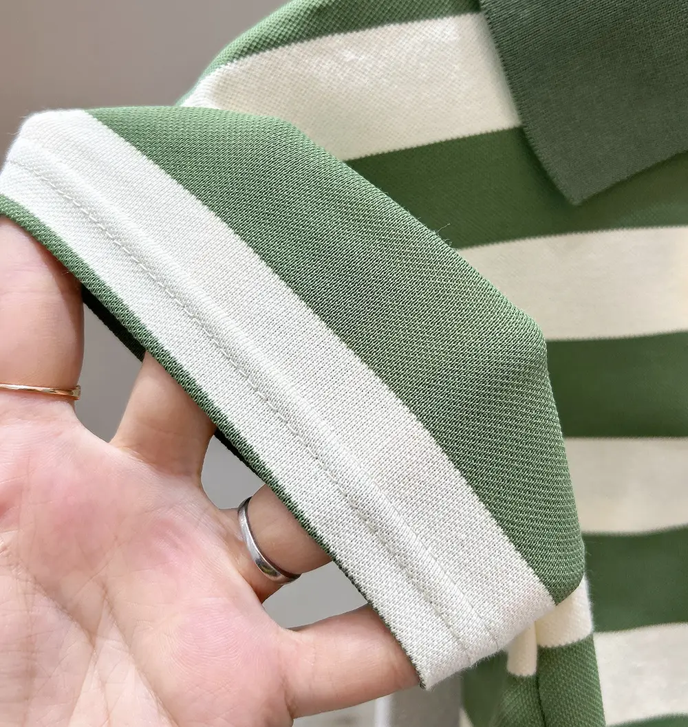 2025 Boys Striped Polo T-Shirt Summer Wear — feature 8