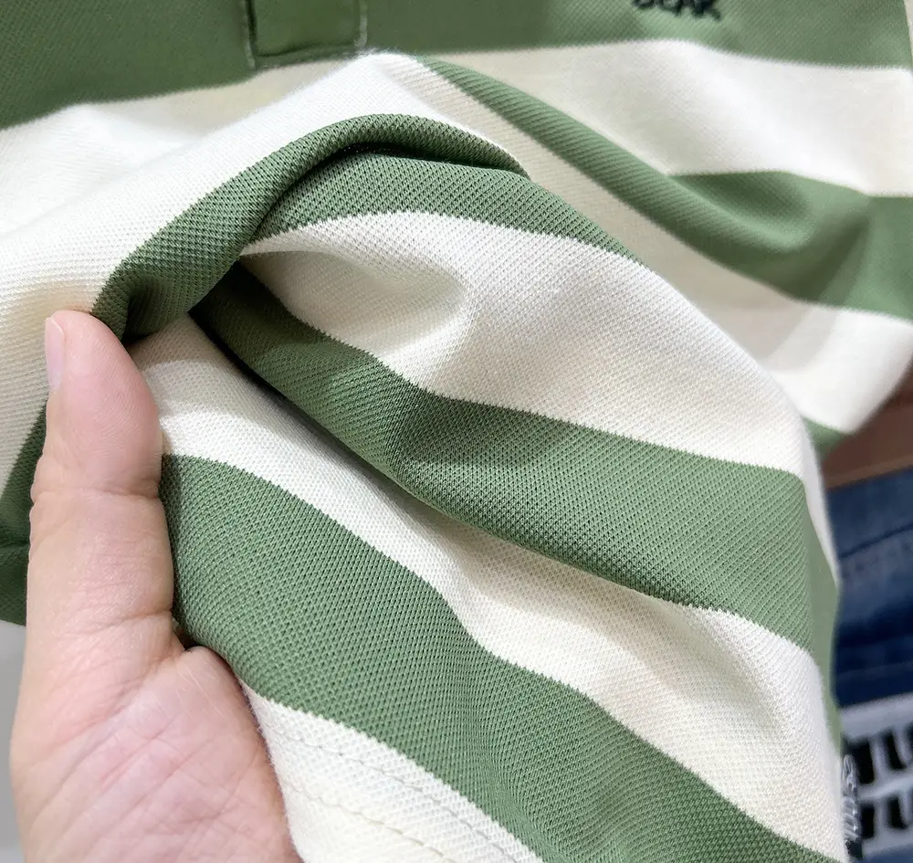 2025 Boys Striped Polo T-Shirt Summer Wear — feature 9