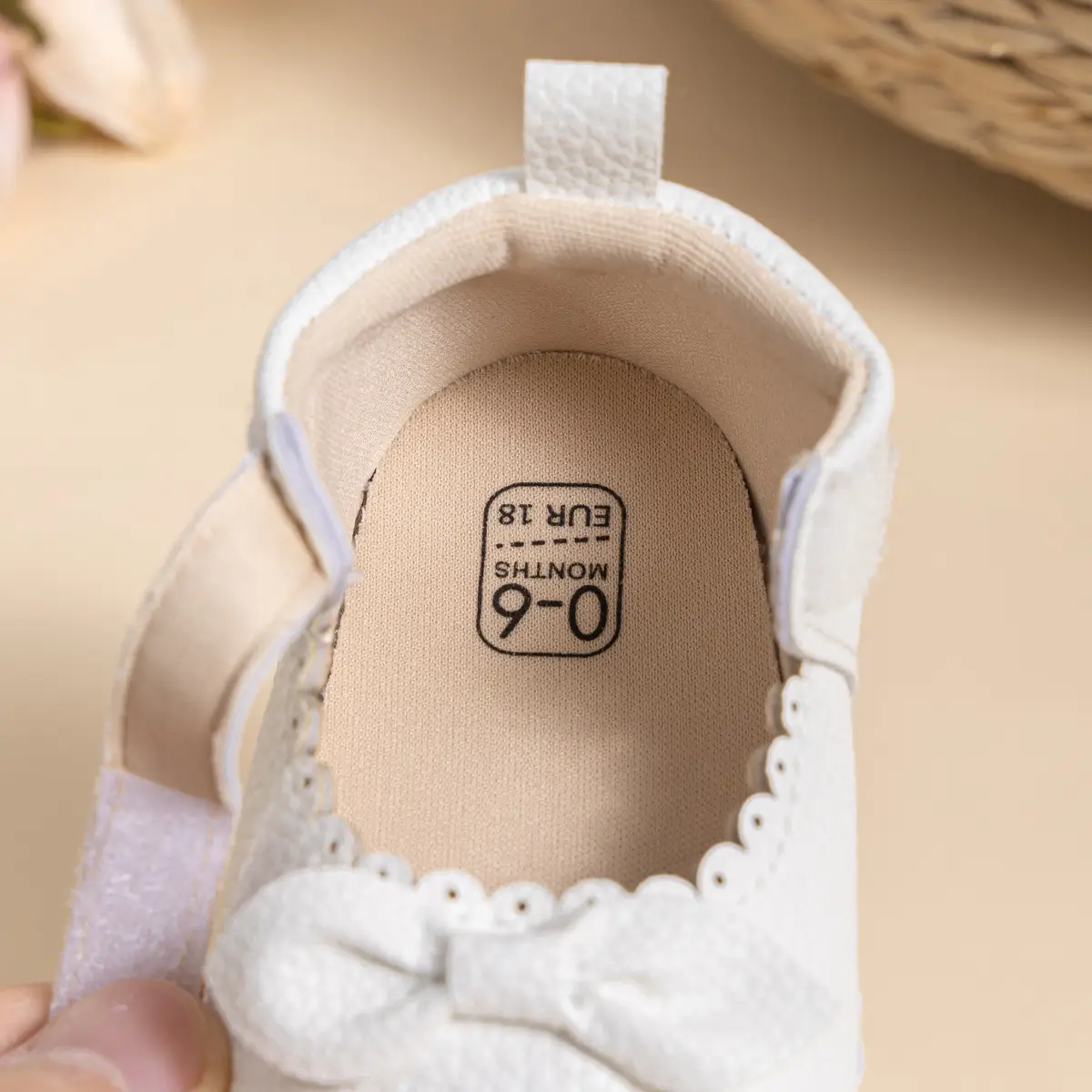 2024 Bow Princess Baby Shoes White Brown Non-Slip — feature 13