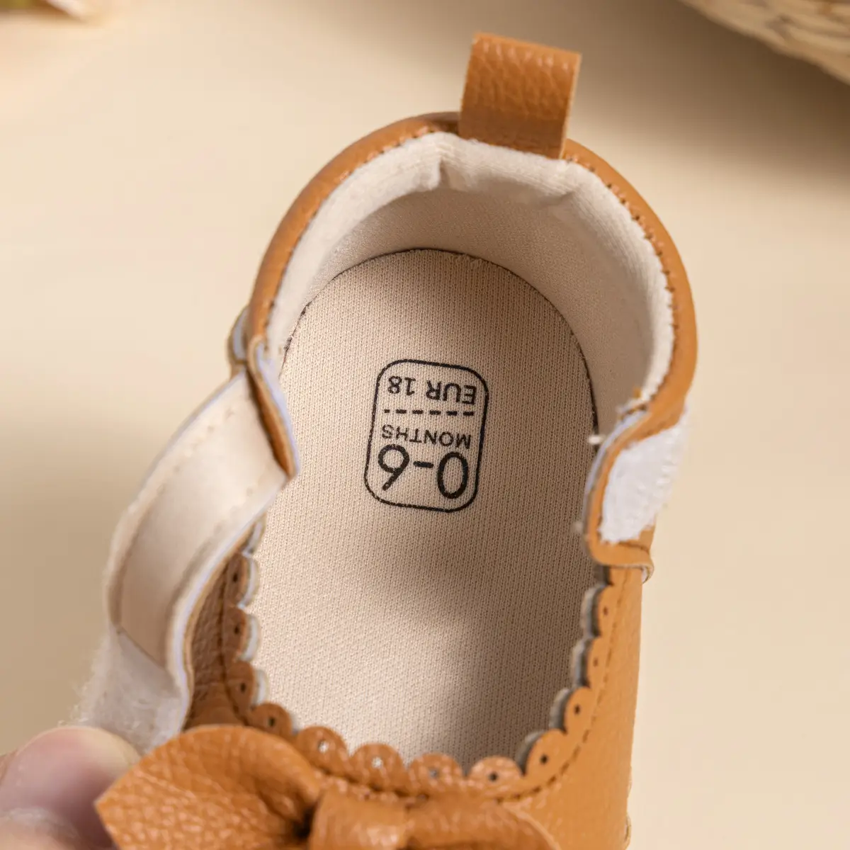 2024 Bow Princess Baby Shoes White Brown Non-Slip — feature 21