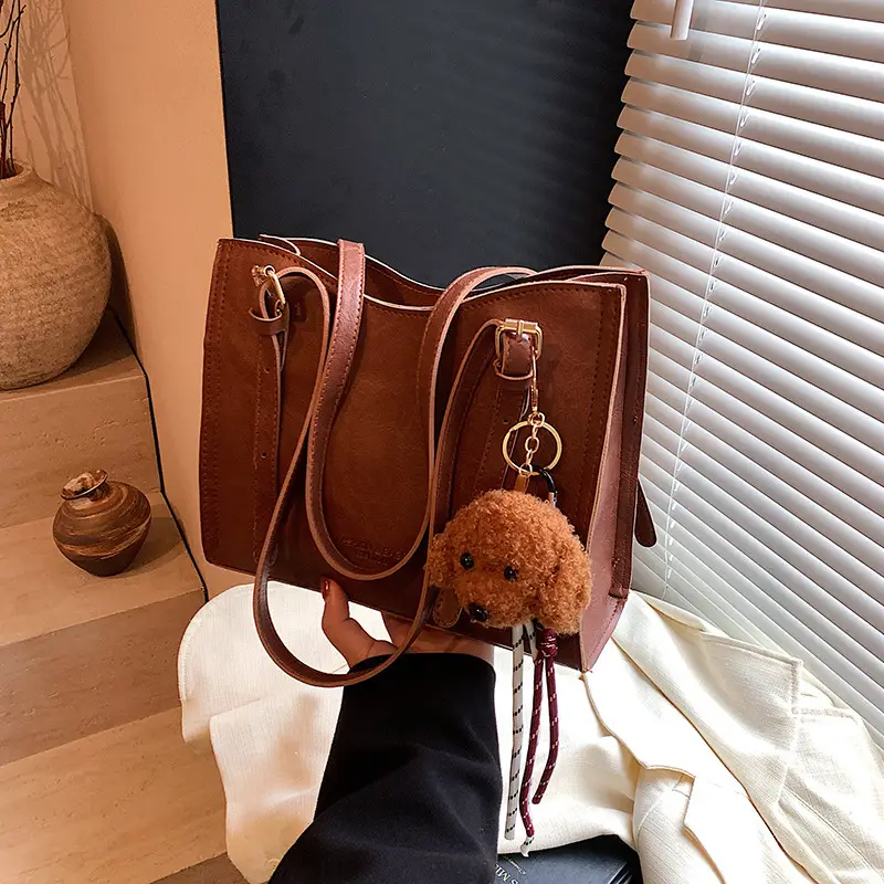 Retro Underarm Bag Women Brown 2024 - Image 7