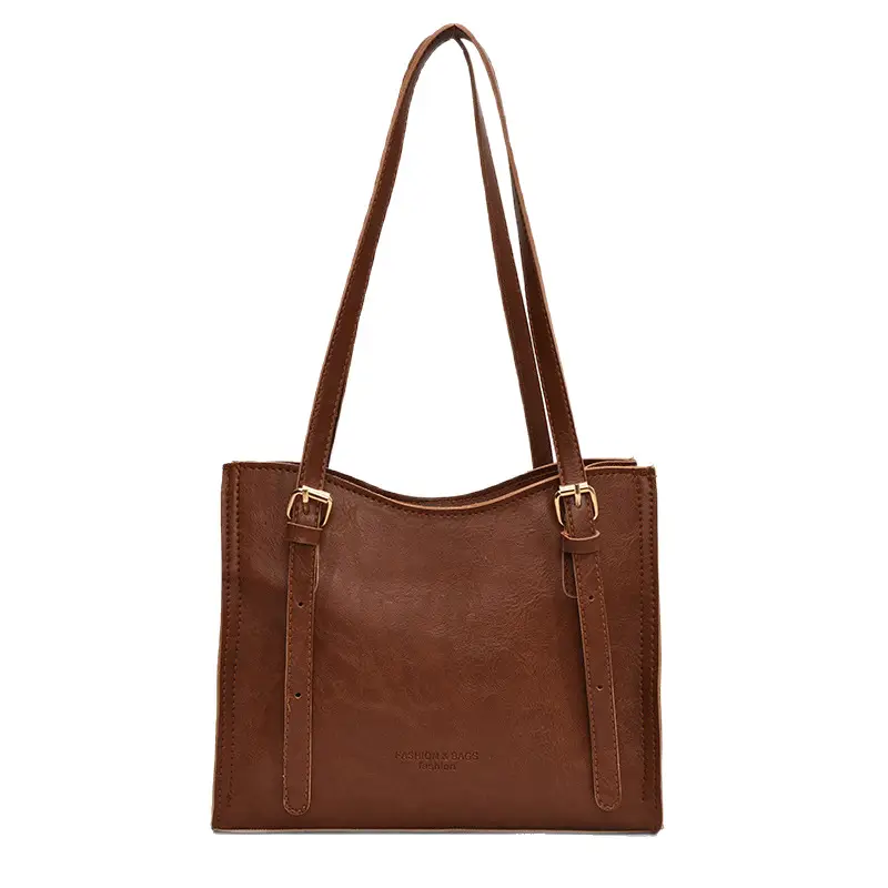 Retro Underarm Bag Women Brown 2024 - Image 8