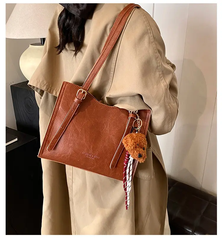 Retro Underarm Bag Women Brown 2024 — feature 1