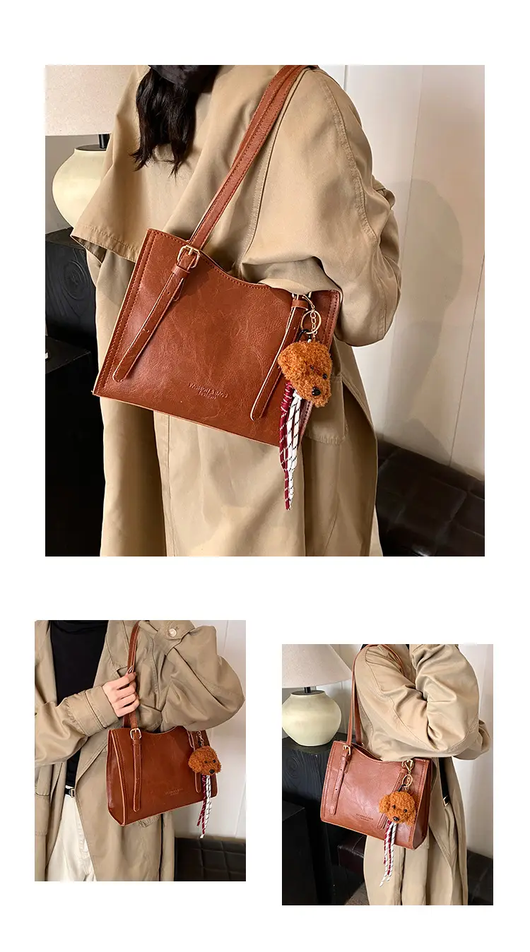 Retro Underarm Bag Women Brown 2024 — feature 11
