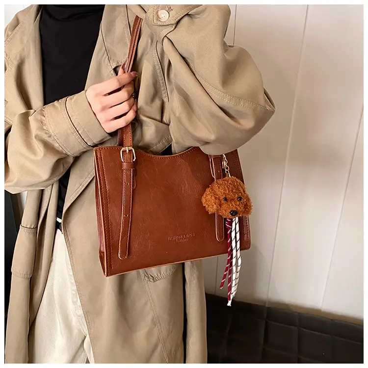 Retro Underarm Bag Women Brown 2024 — feature 19