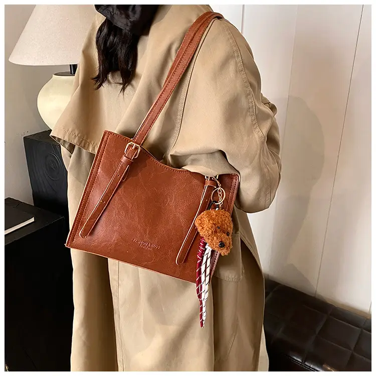 Retro Underarm Bag Women Brown 2024 — feature 21