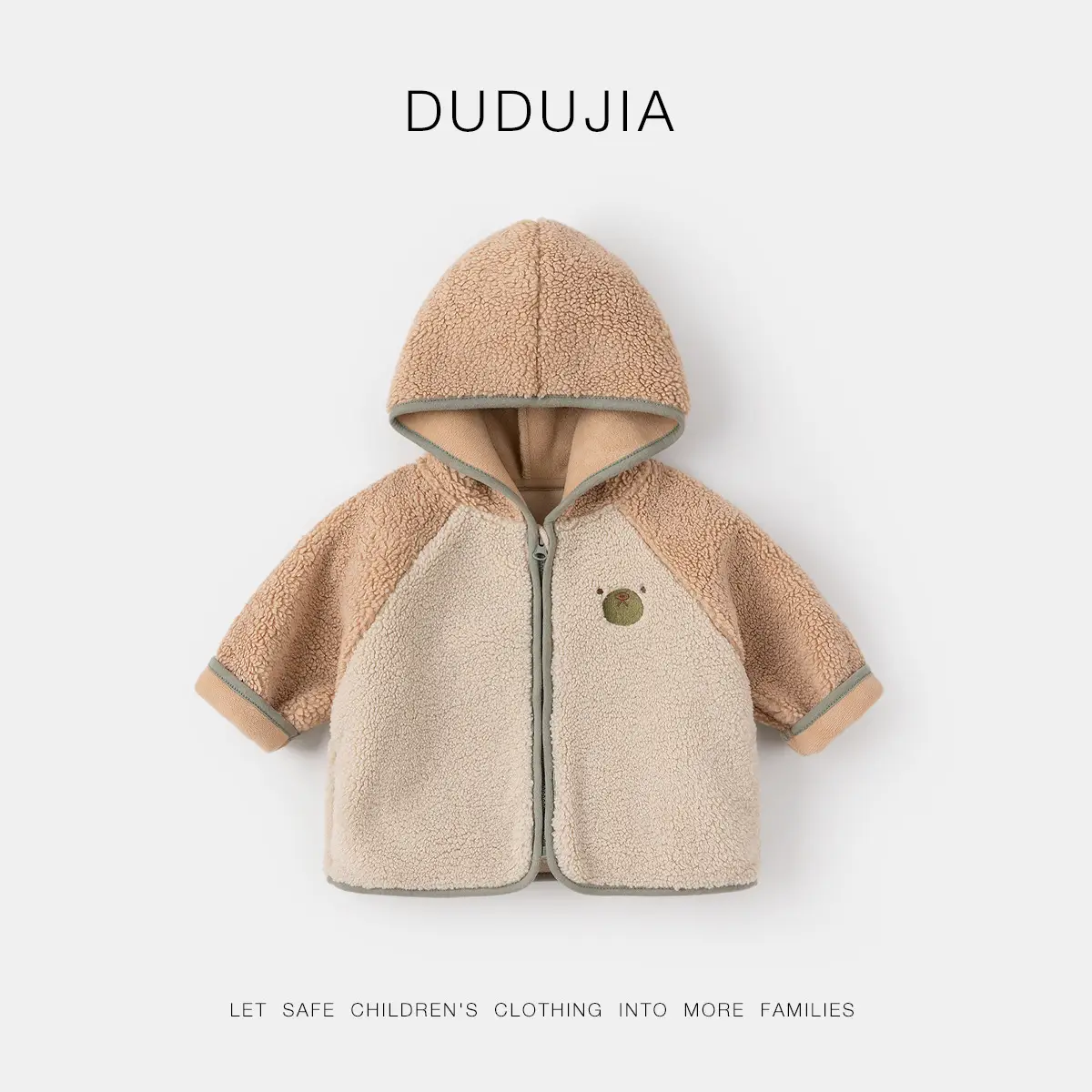 Baby Hooded Cotton Jacket for Boys Winter Soft Padded