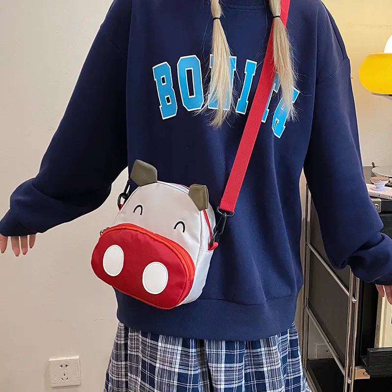 Cute Pig Design Shoulder Crossbody Bag for Women - Image 10