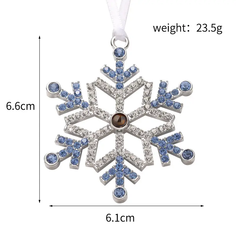 2025 Double-Sided Crystal Snowflake Photo Pendant — feature 17