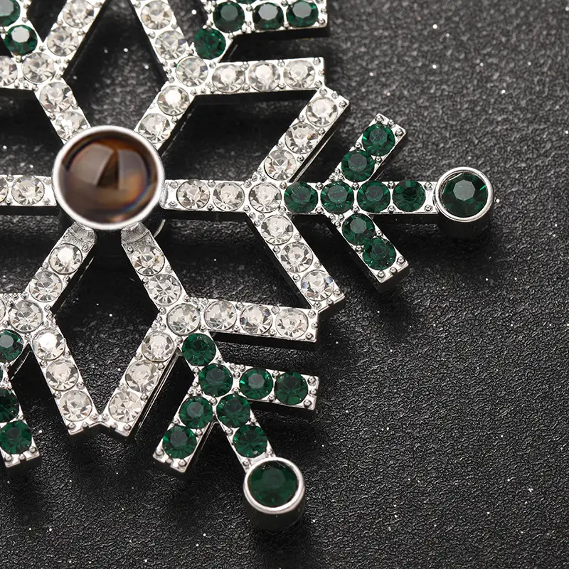 2025 Double-Sided Crystal Snowflake Photo Pendant — feature 23